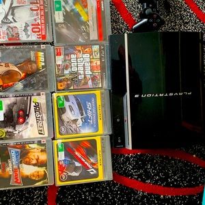 PlayStation 3 with 8 games